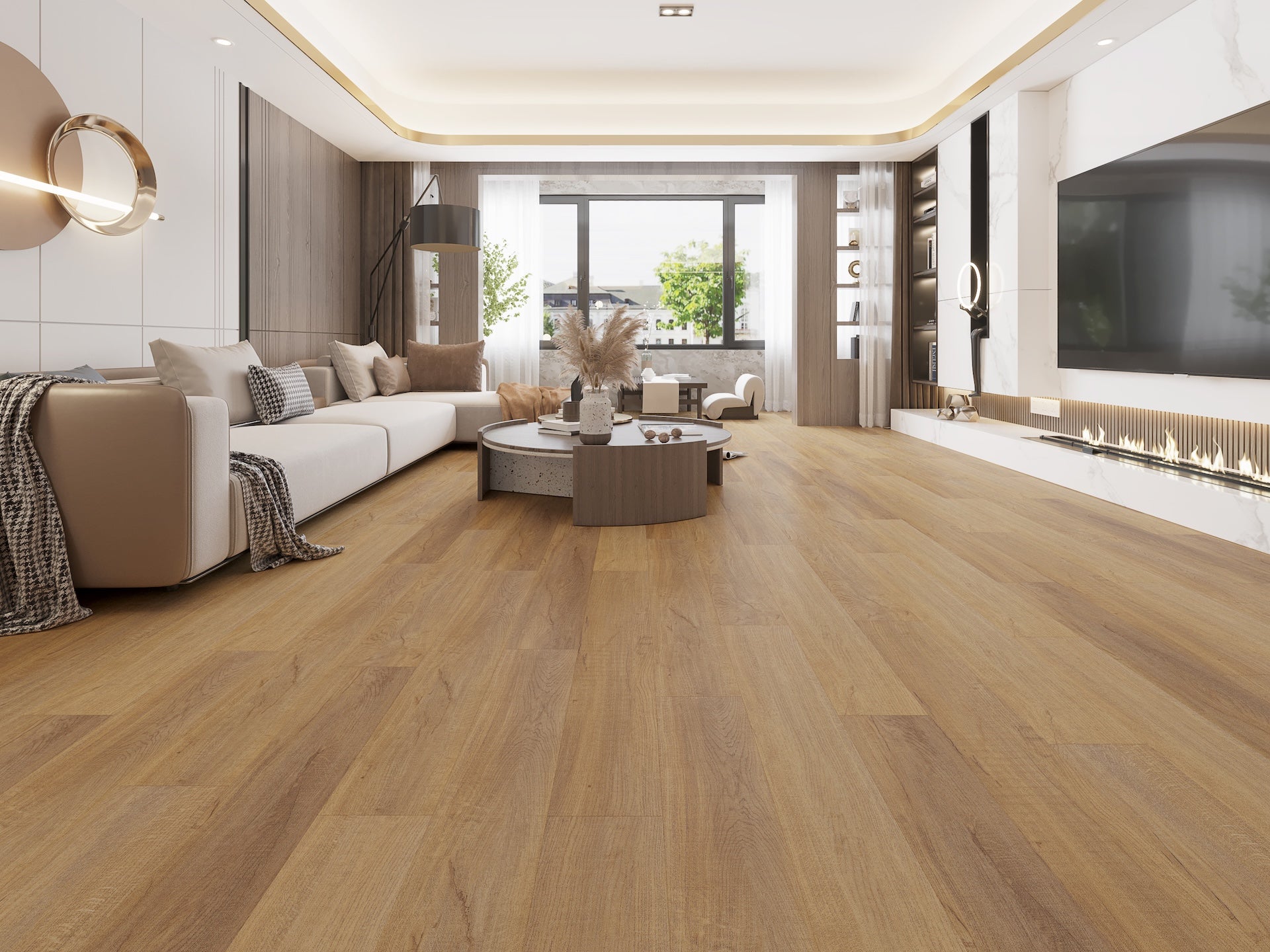 Klebe-Vinyl „Honey Oak"