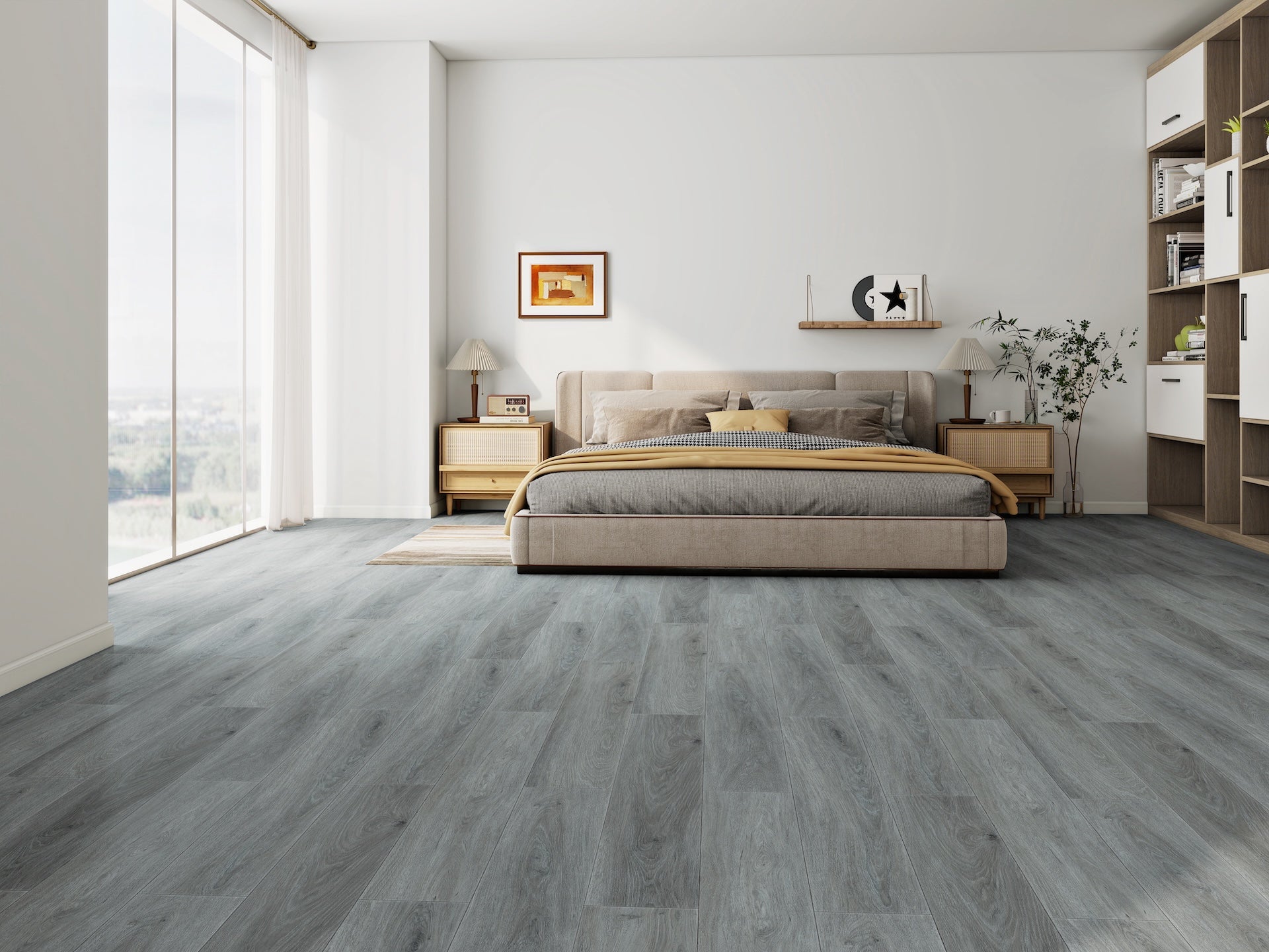 Klick-Vinyl „Platin Grey"